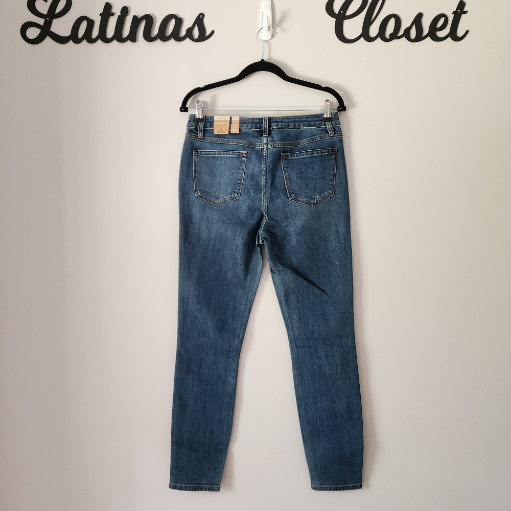 Prana Organic Cotton Sienna Skinny‎ Jeans In True Blue Size 30 NWT - Picture 7 of 11